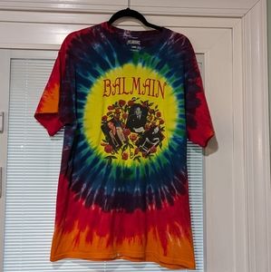 Men's Large BLEACH Brand Tie Dye Tee T-shirt